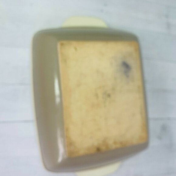 Natural Elements Beige Taupe 4Qt Tab Handle Stoneware Lasagna Casserole Dish Pan - Picture 8 of 11